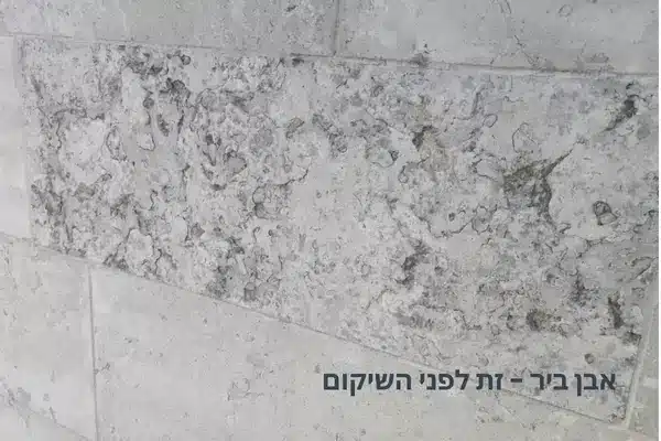 שיקום חיפוי אבן ביר זת