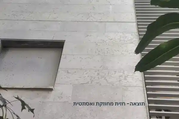 שיקום חיפוי אבן בחזיתות